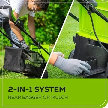 Greenworks 24V 13" Cordless Lawn Mower with Battery