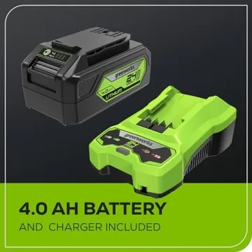 Greenworks 24V 13" Cordless Lawn Mower with Battery