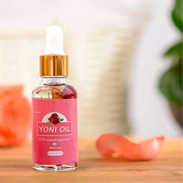 2 Packs Yoni Oil for Women, All Natural Feminine Oil Intimate Deodorant for Women, Ph Balanced and E...