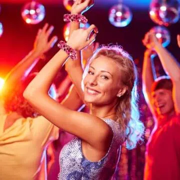 24 Pieces Disco Ball Hair Scrunchies Sequin Sparkly Hair Accessories for Women Pink Metallic Mirror Hair Bands Ties with Drawstring Bags for Disco Bachelorette Bridal Shower Party Favors