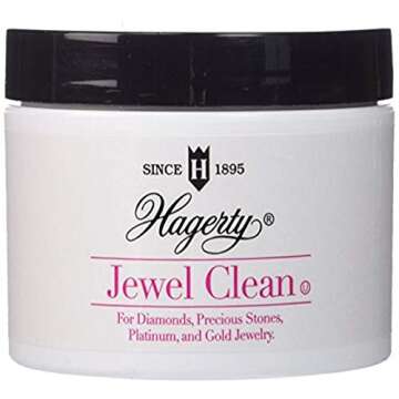 Hagerty Luxury Jewelry Cleaner - Revive Your Fine Jewelry Effortlessly, 7 Oz.