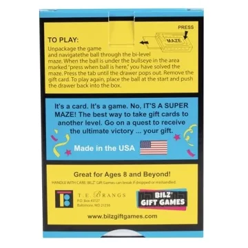 BILZ Money Puzzle - Fun Brain Teaser for Gifts & Cash