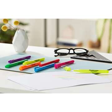 Faber Castell Textliner 38 Highlighter 8 Pack - Smudge-Free & Quick-Dry