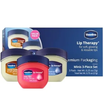 Vaseline Lip Therapy Variety 3-Pack – Hydrating Mini Balms