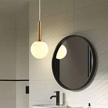 Elegant Globe Chandelier - Modern Matte White Lighting Fixture