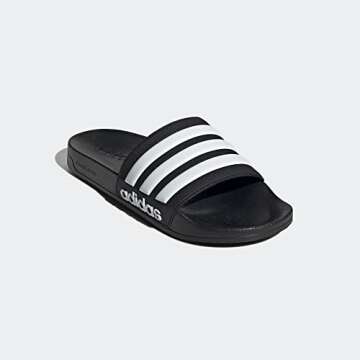 adidas Adult Adilette Shower Core Black/White/Core Black 8