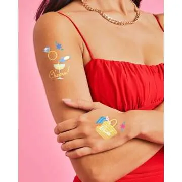 xo, Fetti Bachelorette Temporary Tattoos - 50 Styles