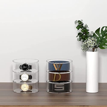 Carmanon Acrylic Belt Organizer - Stylish & Durable Storage