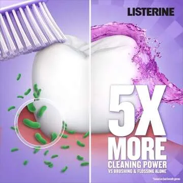 Listerine Fluoride Mouthwash Fresh Mint Pack of 12