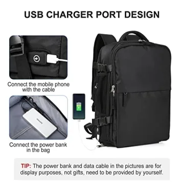 Large Travel Backpack Women Ideal Carry-On Rucksack