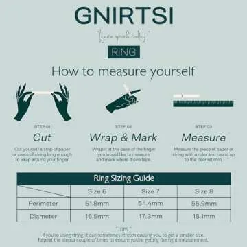 GNIRTSI Gold Twisted Ring for Women Cubic Zirconia 14K Gold Plated Minimalist Stack 4MM Wide Band Finger Jewelry Size 7