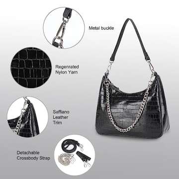 Trendy STAISE Vegan Leather Shoulder Bag for Women