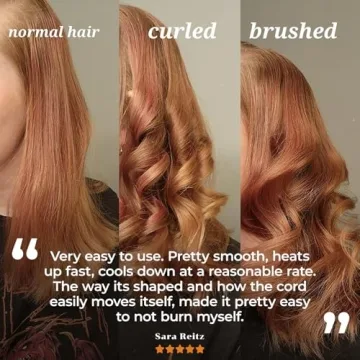 2-in-1 Flat Iron and Curler for Elegant Styles