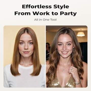 2-in-1 Flat Iron and Curler for Elegant Styles