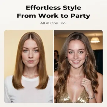 2-in-1 Flat Iron and Curler for Elegant Styles