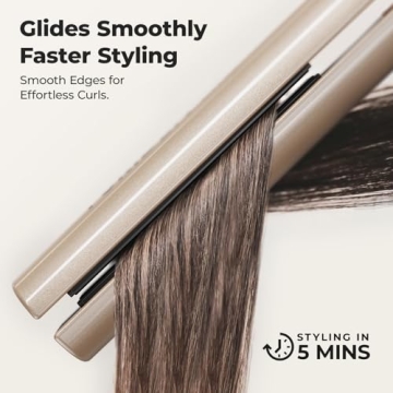 2-in-1 Flat Iron and Curler for Elegant Styles