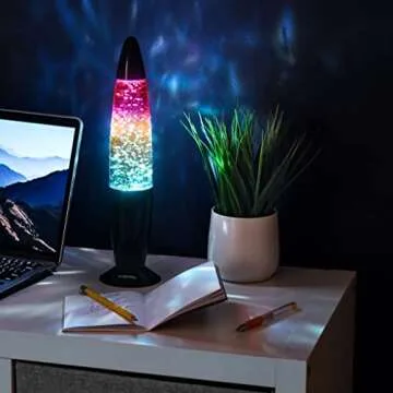 Playlearn Glitter Lamp - USB Powered Night Light for Kids