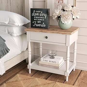 Barnyard Designs Wooden Signs for Home Decor, Motivational Desk Decorations for Women Office or Bath...