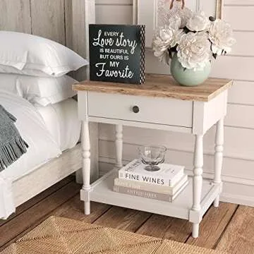 Barnyard Designs Wooden Signs for Home Decor, Motivational Desk Decorations for Women Office or Bath...