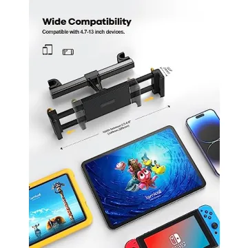 Lamicall Universal Car Tablet Headrest Holder for Kids