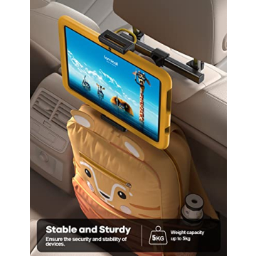 Lamicall Universal Car Tablet Headrest Holder for Kids