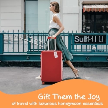 Stylish Mr and Mrs Luggage Tags for Couples Travel