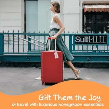 Stylish Mr and Mrs Luggage Tags for Couples Travel