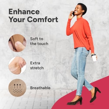 Eedor Women's No-Show Socks Invisible Non-Slip Comfort