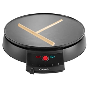 Cucinapro 12" Non-Stick Crepe Maker for Easy Breakfast Creations