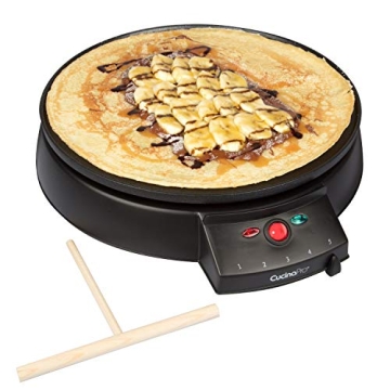 Cucinapro 12" Non-Stick Crepe Maker for Easy Breakfast Creations