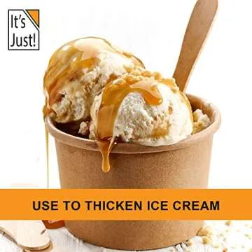 It's Just - Guar Gum, Gluten-Free, Non-GMO, Plant-Based Thickener & Binder, Thickens Cold Items, Keto Baking, Substitute Xanthan Gum, 8oz