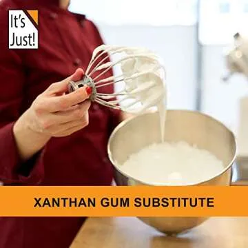 It's Just - Guar Gum, Gluten-Free, Non-GMO, Plant-Based Thickener & Binder, Thickens Cold Items, Keto Baking, Substitute Xanthan Gum, 8oz