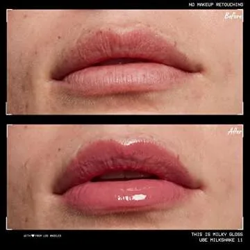 NYX PROFESSIONAL MAKEUP This Is Milky Gloss, Lip Gloss with 12 Hour Hydration, Vegan - Ube Milkshake (Mauve Purple)