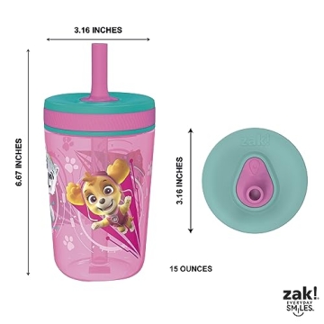 Zak Designs Paw Patrol Tumblers - Safe, Leakproof Fun for Kids