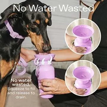 Portable Dog Water Bottle | Leak-Proof & BPA-Free 22oz
