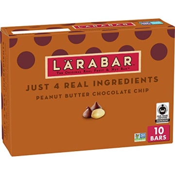 Delicious Vegan LARABAR Peanut Butter Chocolate Chip Snack Bar