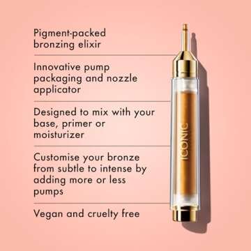 ICONIC LONDON Instant Sunshine Bronzing Drops | Bronzer Drops, For Radiant Skin, Cruelty-Free, Vegan...