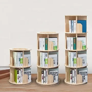 Rotating Bookshelf 360 Display For Kids And Adults