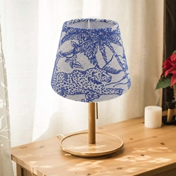 Embroidered Drum Lamp Shade - UKCOCO Rainforest Print