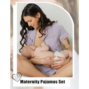 SWOMOG Women's Button Down Pajama Set - Stylish Comfort