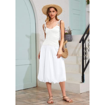 Stylish Calbatic Sleeveless Summer Dress for Women