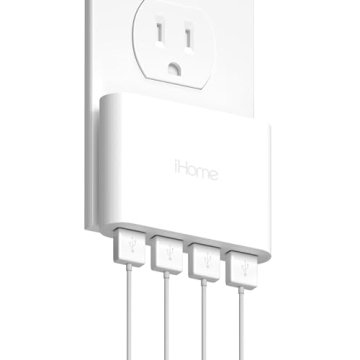 iHome Slim USB Wall Charger: AC Pro Multiport Charging Hub