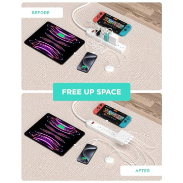 iHome Slim USB Wall Charger: AC Pro Multiport Charging Hub