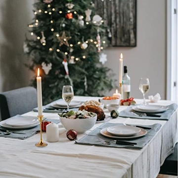 Elegant Brass Candlestick Holders for Wedding & Home