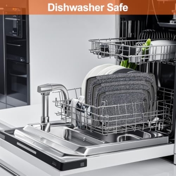 KIMIUP Kitchen Cutting Board Set: Safe & Stylish Boards