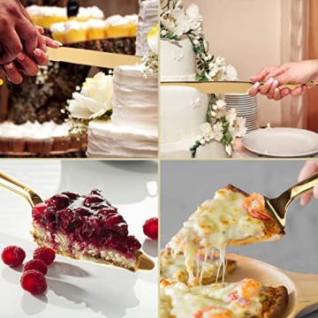 Eisinly Wedding Cake Cutting Set - Elegant Stainless Steel