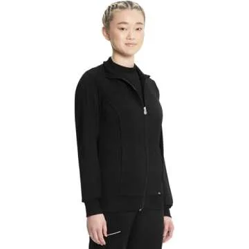 Infinity Cherokee Zip Front Scrub Jacket for Women