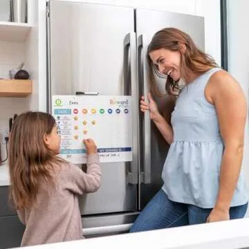 QUOKKA Magnetic Behavior Chore Chart - Fun Visual Schedule for Kids