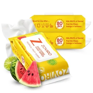 Zoviro Hand Sanitizing Wipes with Essential Oils