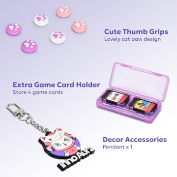 innoAura Switch Case Bundle - Stylish 17 in 1 Accessories Kit